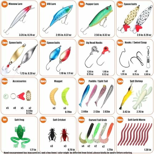 EXAURAFELIS Fishing Lures Set