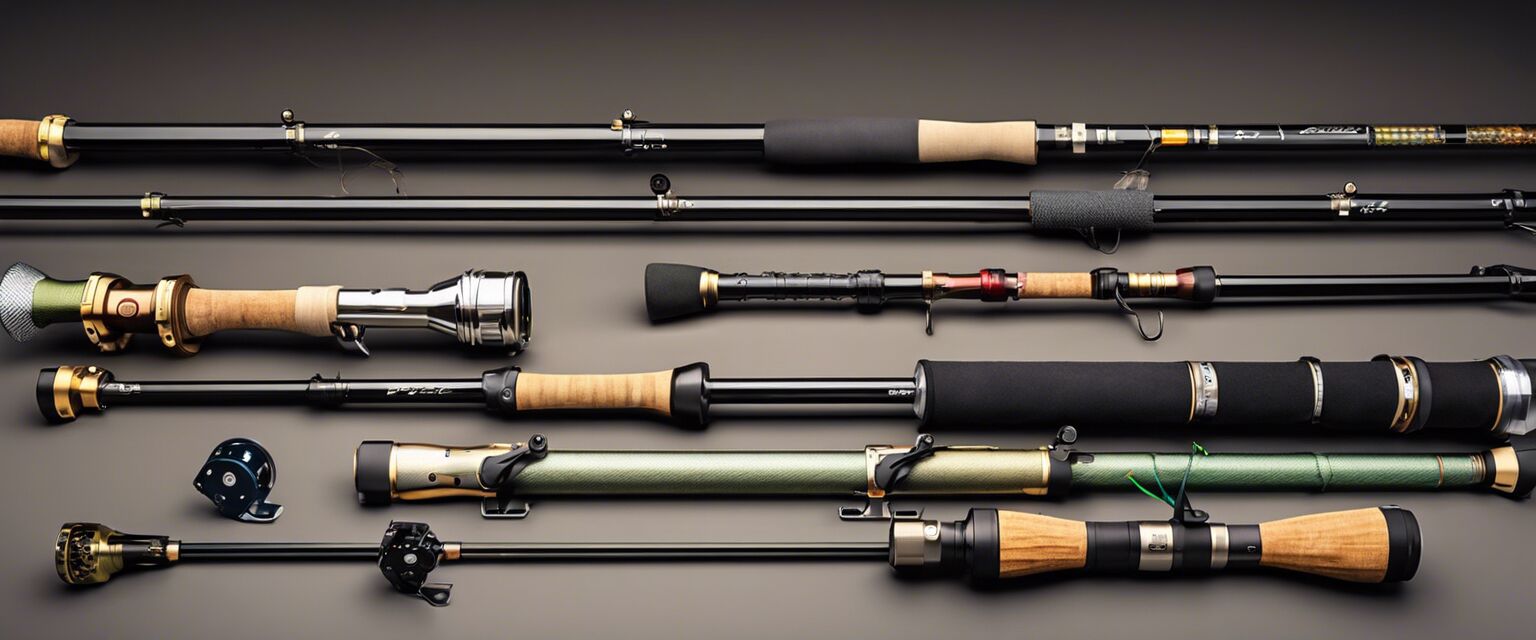 Fishing rod comparison chart