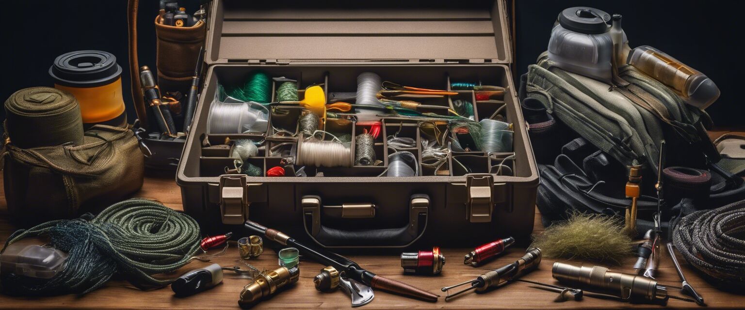Organized fishing tackle box