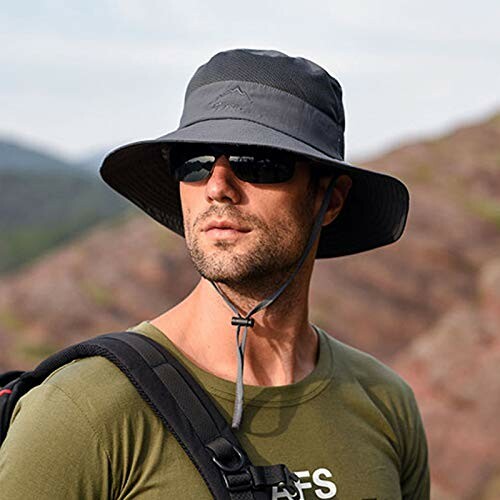 Fishing Hat with Face Cover & Neck Flap